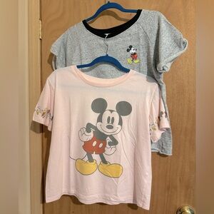 Disney Mickey Tees Bundle of 2 (L & XL)